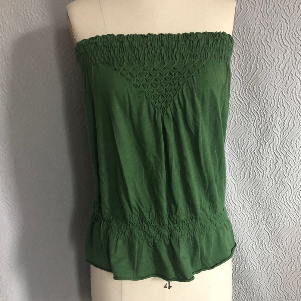 Gap green sleeveless tube top size M